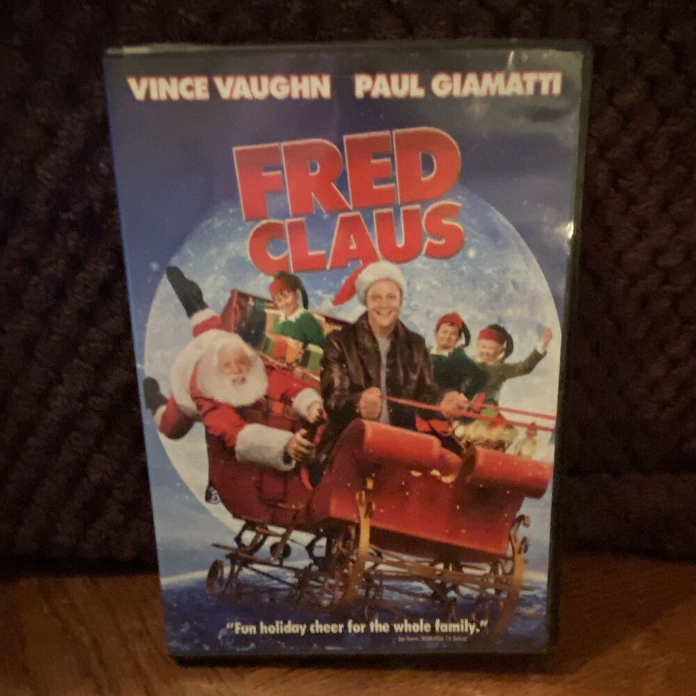 FRED CLAUS DVD MOVIE PG VINCE VAUGHN PAUL GIAMATTI KEVIN SPACEY ELIZABETH BANKS